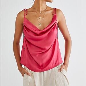 Free People Hattie Silky Tunic Tank NWT